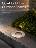 Luminaire LED encastré 6-9W avec couvercle en acier inoxydable pour extérieur, idéal pour terrasses, escaliers et sols de villas et parcs