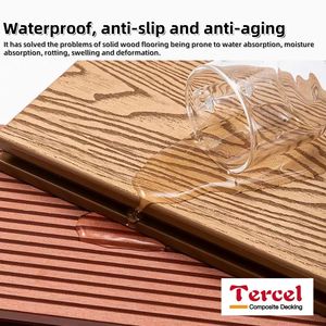 Tarima de Exterior WPC, Suelo Compuesto para Jardín, Tarima de Madera Plástica con Relieve 3D, Tablero de Terraza Compuesto - Product Image 3