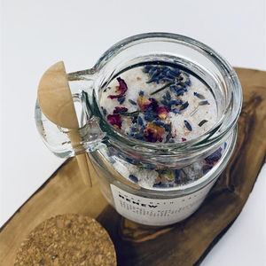 Sels de bain floraux en marque propre pour femmes, cadeau de relaxation avec huiles essentielles, <span class=keywords><strong>sel</strong></span> de la mer Morte, traitement de spa - Product Image 6