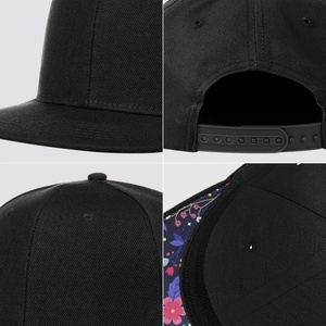 Custom <b>Flat</b> Bill Snapback Hat Wholesale 6 Panel Embroidery Logo Printing Plain Blank Snapback Hats for <b>Men</b> <b>Caps</b> Low Moq Hat - Product Image 4