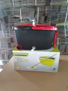 Portátil 360 giratorio fácil de limpiar para fregona de limpieza de suelo con ruedas - Product Image 4