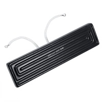 Plaque chauffante infrarouge en céramique incurvée et plate 220V 1000W 245x80mm pour machine de thermoformage de feuilles d'étirement, élément chauffant IR