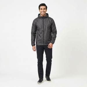 Conjunto de Chaqueta Cortavientos Impermeable Personalizada para Hombre, Chaqueta de Lluvia para Caza y Actividades al Aire Libre con Logotipo Personalizado, Talla Grande Deportiva - Product Image 1