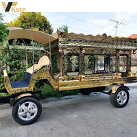 Cercueil électrique de style victorien européen, charrette funéraire en verre, véhicule funéraire à batterie, voiture funéraire personnalisée