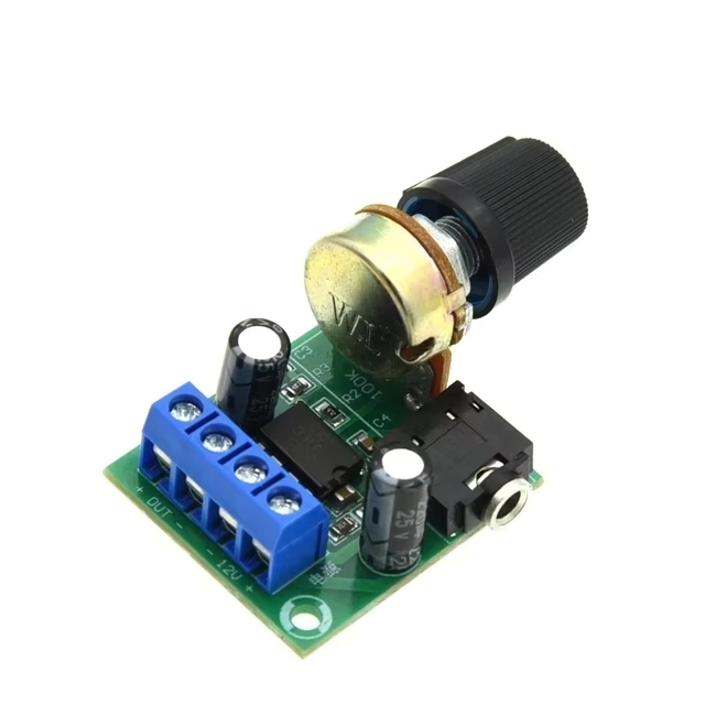 ZYSY LM386 DC 3V-12V Mono Mini Power Amplifier Board YX1667 Audio Adjustable Volume Module