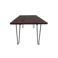 Table basse rectangulaire pliable en acier moderne, portable et convertible, petite table de salon/salle à manger/bureau