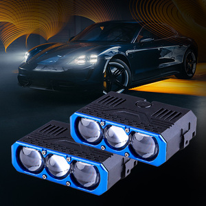 Feux de croisement LED pour voiture avec feux de calandre DRL, double ventilateur, feux de brouillard, feux de travail, feux auxiliaires externes pour véhicules tout-terrain et camions - Product Image 3