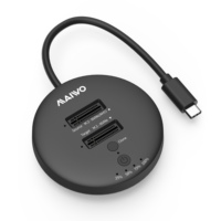 Docking Station Mini NVMe/AHCI M.2 SSD 2 Bay Tanpa Alat, Kloning Duplikator USB 3.2 Gen2x2 20Gbps untuk Solid State Drive