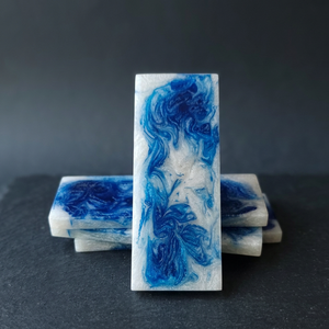 Best Quality Blue Epoxy <b>Resin</b> Knife Handle Fairy Style Model Pattern Antique Imitation Design Customized Size <b>Resin</b> <b>Crafts</b> India - Product Image 3