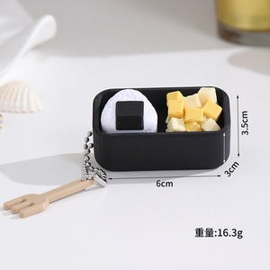 Colgante para mochila con diseño de carne realista, juguete temático de comida, llavero antiestrés, decoración para mochila de estudiante - Product Image 5