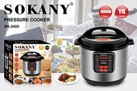 Cuisinière électrique à pression Sokany de haute qualité, en acier inoxydable, multi-fonctions, capacité de 11 L