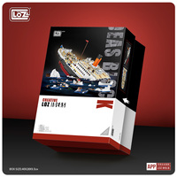 Pour LOZ 1060 modèle éducatif jouet Titanic scène 2882 pièces assemblé blocs de construction