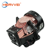 OEM HENVVEI 110W 3.0 Projecteur laser Biled H4 Led Auto Lights Phares de voiture Retrofit RHD LHD Bi Led Projecteur Lentille