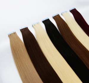 <span class=keywords><strong>Cinta</strong></span> Invisible vietnamita en cabello, <span class=keywords><strong>cinta</strong></span> Natural en extensiones de cabello sin procesar, cabello humano Remy 100 indio sin procesar, <span class=keywords><strong>doble</strong></span> estiramiento - Product Image 3