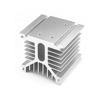 Radiateur à pont redresseur personnalisé sans ventilateur en aluminium extrudé à ailettes pour tube diode, puce PCB, refroidisseur passif à air