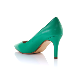 Scarpe con Tacco a Spillo 8cm in Pelle - Verde - Product Image 6
