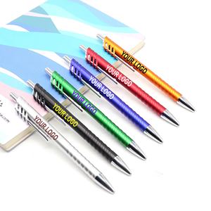 Personnalisé Stylos À Bille Clic d'<span class=keywords><strong>action</strong></span>-Noir encre d'écriture-Imprimé Nom Stylos À Bille avec Votre Logo/texte/Message - Product Image 6