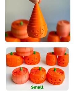 Giocattolo Antistress Telescopico a Forma di Zucca Stampato in 3D, Decorazione da Scrivania Espandibile, Regalo per Feste di Halloween - Product Image 2