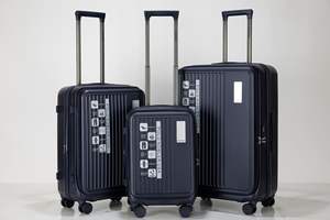 Maleta de cabina con diseño compacto y ruedas giratorias para viajes aéreos, con bolsillo frontal y fabricada con termoformado. - Product Image 3