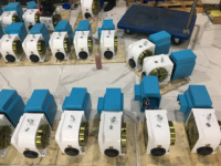 Haute précision automatique industriel 4 axes NC plateau tournant engrenage à vis sans fin 4ème axe Table rotative pour CNC fraiseuse Vmc D-170