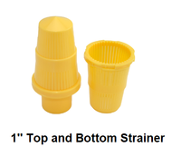 Runxin katup Manual 3/4 ''1'' 1.5 '', saringan Bawah atas Distributor air umum kuning abu-abu plastik Stop suhu Normal