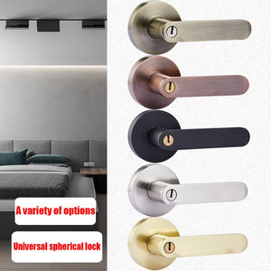 Durable Stainless Steel Invisible Door Handle Set with <b>Key</b> <b>Lock</b> Waterproof and Anti-Theft Feature - Product Image 5