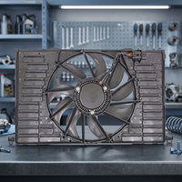 Ventilateur de radiateur Gamela fabriqué en Allemagne et à Taïwan pour Panamera Turbo S E-Hybrid 2018-2020 12V 18"~20" OEM sans balais neuf 65E01140 Garantie 1 an