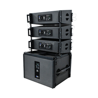Altavoces Activos de Doble Línea de 10 Pulgadas, Subwoofers de 18 Pulgadas, Altavoces Amplificados