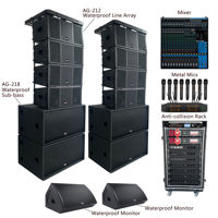 MORIN AG-212, enceinte de performance extérieure de grande taille, étanche, système double 12 pouces, 13600W, 70Hz-20KHz, stéréo