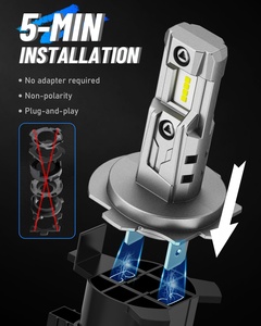 Lampadine <span class=keywords><strong>LED</strong></span> Novsight <span class=keywords><strong>Mini</strong></span> 6500K <span class=keywords><strong>H1</strong></span> H7 H11 H4 per Fari Auto - Product Image 6