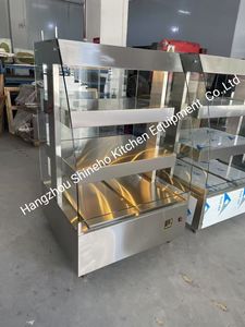 Calentador de alimentos eléctrico Bain Marie independiente de acero inoxidable 201/304 de alta calidad Shineho para pollo/hambuger/Pizza - Product Image 4