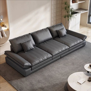 أريكة إيطالية فاخرة لعام 2026 لغرفة المعيشة، تصميم عصري فاخر من المعدن والقماش عالي الجودة، أريكة راقية للفيلات - Product Image 5