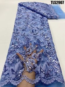 El último vestido de novia de encaje de <span class=keywords><strong>lentejuelas</strong></span> aso ebi de moda con <span class=keywords><strong>lentejuelas</strong></span> brillantes Encaje de malla francesa con <span class=keywords><strong>lentejuelas</strong></span> de colores - Product Image 2