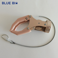 Main mécanique contrôlée par câble sous le coude prothétique main avant bras système de main myoélectrique avec trois doigts