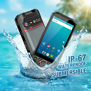 PDA Industriel <span class=keywords><strong>Android</strong></span> 13 Terminal 4.2" <span class=keywords><strong>Scanner</strong></span> <span class=keywords><strong>Code</strong></span> Barre 2D <span class=keywords><strong>QR</strong></span> 4G NFC Robuste IP67 pour Logistique Entrepôt Inventaire Stock - Product Image 1