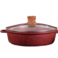 Casserole multifonctionnelle universelle à induction avec couvercle en verre, en aluminium, compatible flamme nue, design écologique