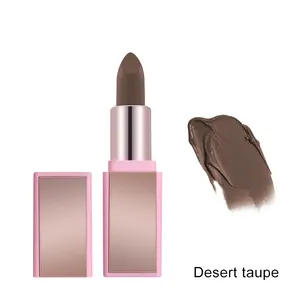 Groothandel Cosmetica Veganistische Organische Waterdichte Langdurige Make-Up Private Label Crème Nude Fluwelen Matte Lippenstift