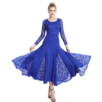 Vêtements de performance à manches longues pour femme pour compétition de danse de salon répondant aux normes nationales