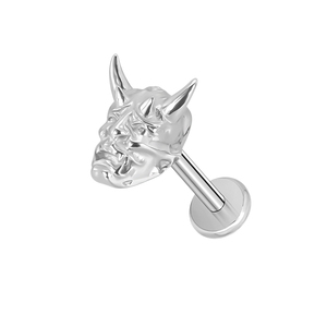 Bijoux fins, piercings, anneaux de lèvre supérieure à filetage interne en titane ASTM F136, visage de fantôme, boucles d'oreilles, anneaux de nez - Product Image 3