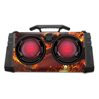 Altavoces para Fiestas de DJ, Modelo Deluxe OEM, Bluetooth, Camuflaje, Conexión Inalámbrica, Altavoz con Control Remoto, Radio, Subwoofer, Boombox
