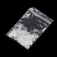 Entretoises plates en nylon M2.5, rondelles en plastique nylon, entretoises plates transparentes, joints isolants en plastique pour fixations à vis