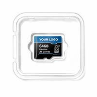 Carte mémoire haute endurance U3 V30 A1 8 Go-256 Go 80 Mo/s UHS-I pour caméra de tableau de bord, logo personnalisé, boîte industrielle en PP