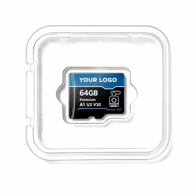 High Endurance Memory Card U3 V30 A1 8GB-256GB 80MB/s UHS-I Dashcam Camera Custom Logo Industrial PP Box