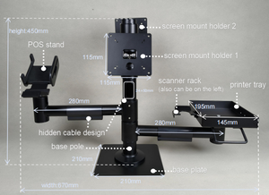 Điện thoại di động cầm tay POS <span class=keywords><strong>PDA</strong></span> máy tính bảng cực núi đứng POS chủ Bracket - Product Image 3