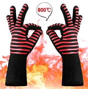 Gants en silicone personnalisés pour barbecue, résistants au feu, ignifuges, isolants thermiques, écologiques, lavables au lave-vaisselle - Product Image 3