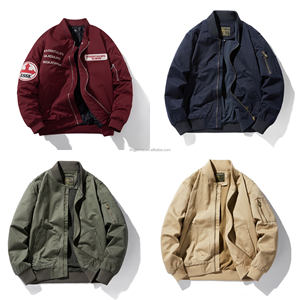 ファッションPufferfish UniversityメンズジャケットカスタマイズSchneierパッチ大学パイロットメンズ野球ジャケット卸売 - Product Image 1