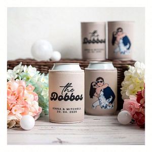 Porta Latas Personalizado de 12 oz para Cumpleaños, Aislado, Reutilizable, de Neopreno de 5 mm, con Base, Recuerdo para Fiestas - Product Image 6