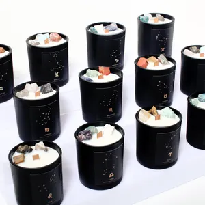 Hot Selling Good Quality Scented Soy Candle Luxury Custom 12 Constellations Gift Sets Handmade Candle