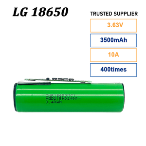 Batería de Iones de Litio Cilíndrica <span class=keywords><strong>LG</strong></span> <span class=keywords><strong>18650</strong></span> de 3.63V 3500mAh 10A de Alta Descarga para Vaporizador, Dron, Control Remoto, Juguete, Banco de Energía - Product Image 1