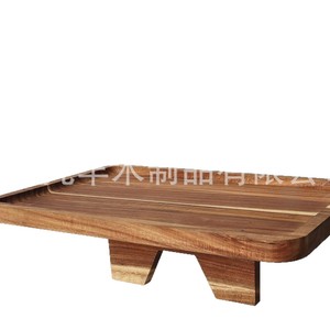 Plateau de rangement rectangulaire en bois Jiufeng pour accoudoir de canapé, idéal pour la position centrale du salon - Product Image 1
